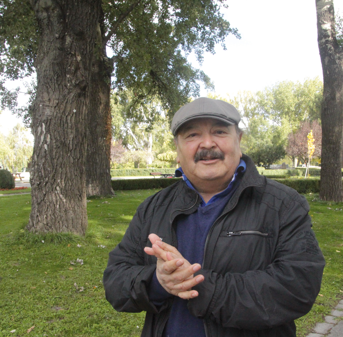 Artista chileno Manuel Ramos Martínez (Foto: María Taramona)